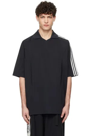 Y-3 Black Cut Line Polo