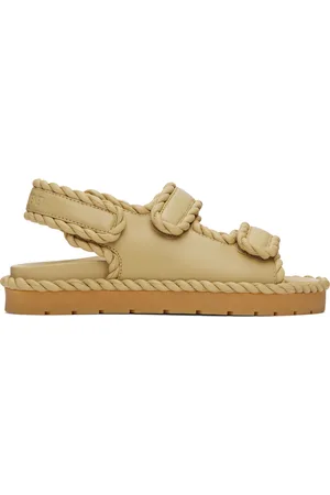 Bottega Veneta Beige Jack Flat Sandals