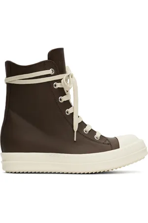 Rick Owens Brown Porterville Sneakers