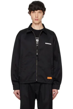 NEIGHBORHOOD Black Zip Work Jacket