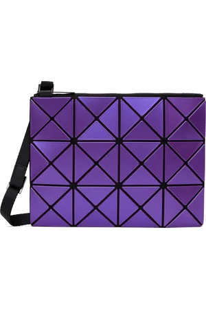 Issey Miyake Purple Lucent Metallic Bag