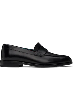 Paul Smith Black Leather Montego Loafers