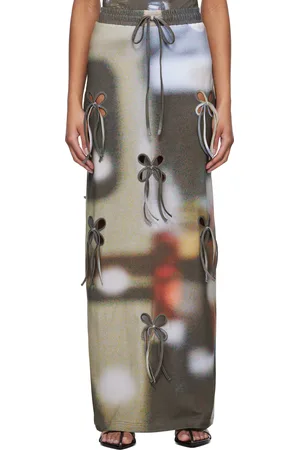 J.KIM Multicolor Anton Belinskiy Edition Car Printed Maxi Skirt