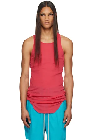 Rick Owens SSENSE Exclusive Pink KEMBRA PFAHLER Edition Tank Top