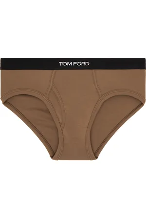Tom Ford Brown Cotton Briefs