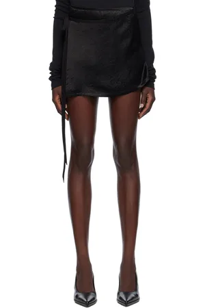 ANN DEMEULEMEESTER Black Jolien Miniskirt