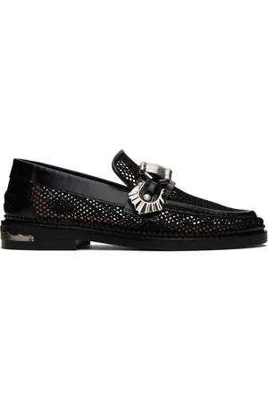 TOGA PULLA SSENSE Exclusive Black Hardware Loafers