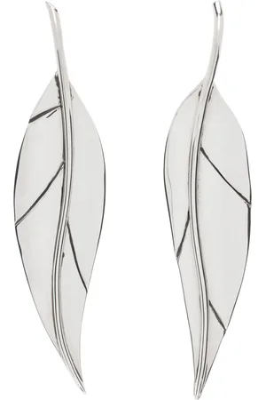 Sophie Buhai Silver Leaf Earrings