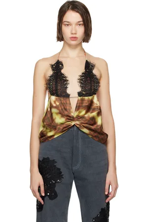 Collina Strada Multicolor Puppy Plaid Court Camisole