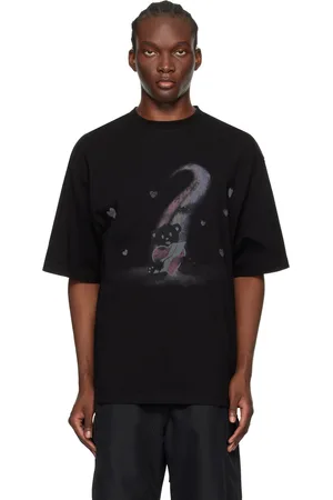 We11 Done Black Teddy Bear T-Shirt