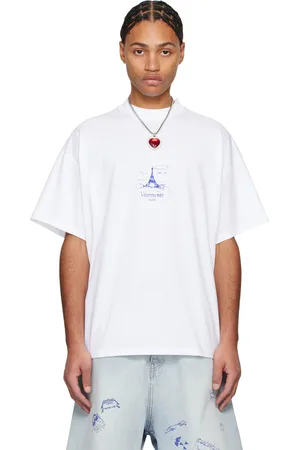 Vetements White Scribbled 