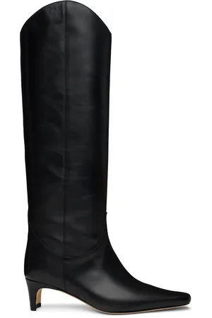 Staud Black Western Wally Tall Boots