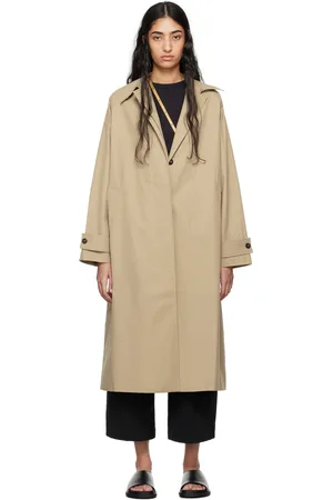 STUDIO NICHOLSON Tan Holin Trench Coat