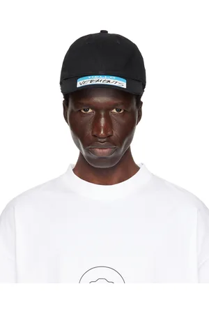 Vetements Black My Name Sticker Cap