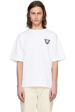 Maison Kitsuné White Surf Collage T-Shirt