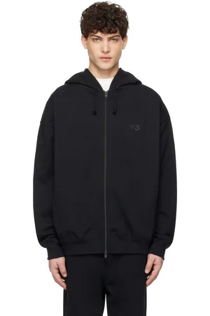 Y-3 Black French Terry Zip Hoodie
