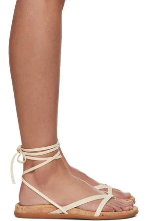 Ancient Greek Sandals Off-White Glykeria Sandals