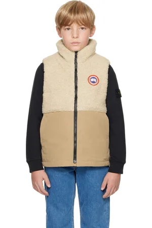 Canada Goose Kids Beige Elora Down Vest