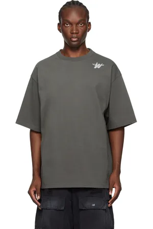 We11 Done Gray WD Logo T-Shirt