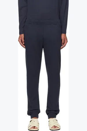 Sunspel Navy Loopback Sweatpants
