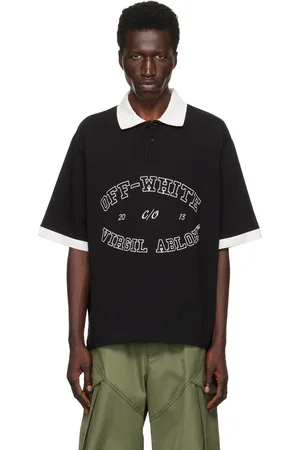 OFF-WHITE Black College Polo