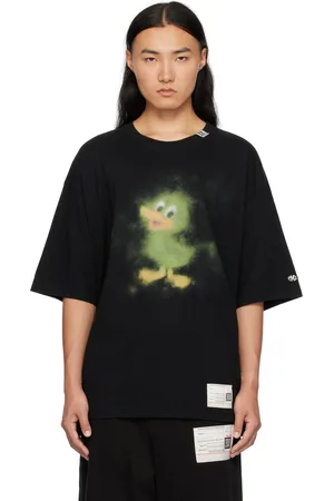 Maison Mihara Yasuhiro Black Duck Printed T-shirt
