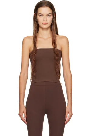 Gil Rodriguez Brown Convertible Tube Top