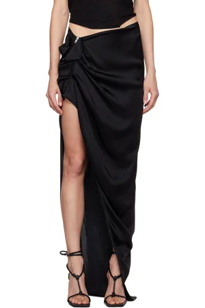 Rick Owens Black Porterville Edfu Maxi Skirt