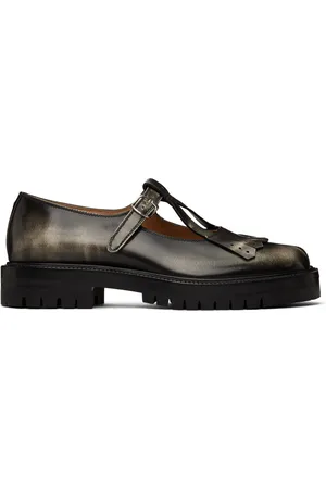 Maison Margiela Black Tabi Country Mary Jane Loafers