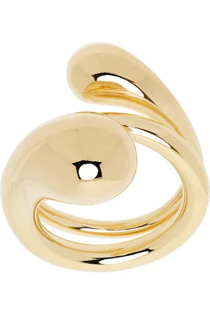 Bottega Veneta Gold Drop Ring