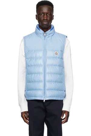 Moncler Blue Cerces Down Vest