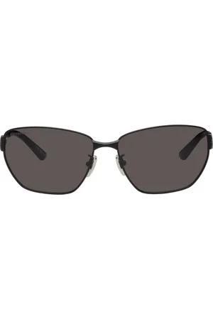 Balenciaga Black Rectangular Sunglasses
