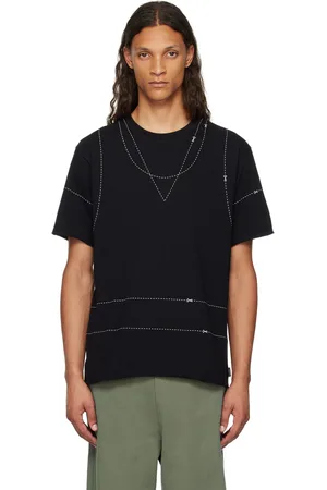 Maison Margiela Black Printed T-Shirt