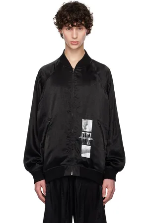 JULIUS Black Sukajan Reversible Bomber Jacket
