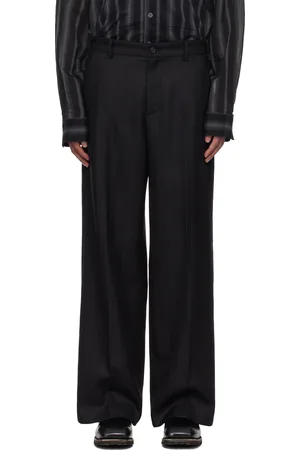 OUR LEGACY Black Virgin Wool Sailor Trousers
