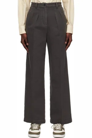 A.P.C. Gray Tressie Trousers