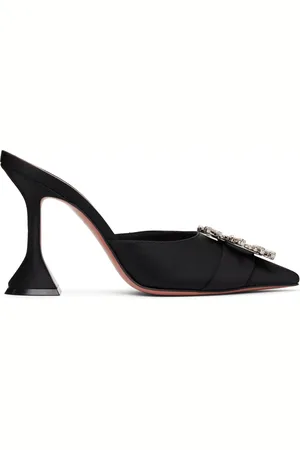 Amina Muaddi Black Begum Mules