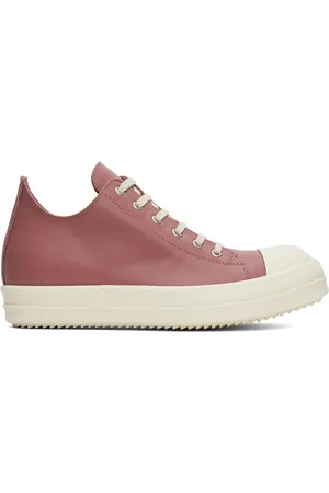 Rick Owens Pink Porterville Low Sneakers