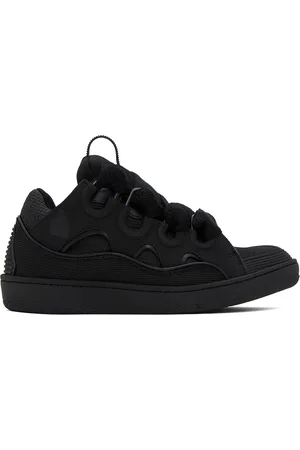 Lanvin Black Curb Sneakers