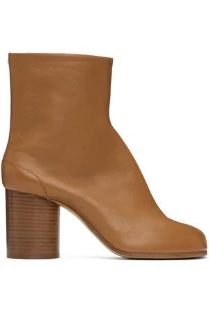 Maison Margiela Brown Tabi Ankle Boots