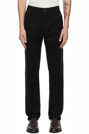 RAG&BONE Black Standard Chino Trousers