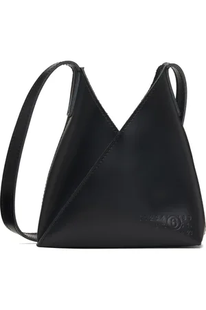 Maison Margiela Black Embossed Shoulder Bag