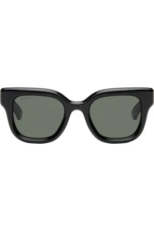 Gucci Black GG Big Square Sunglasses