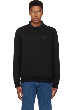 HUGO BOSS Black Drop Needle Sweatshirt