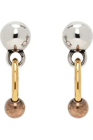 LEMAIRE Silver & Gold Rattle Earrings