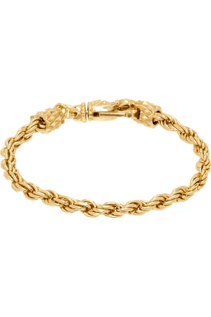 EMANUELE BICOCCHI Gold Rope Chain Bracelet