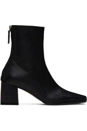 Reike Nen Black Cube Heel Basic Boots