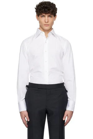 Tom Ford White Poplin Slim Fit Shirt
