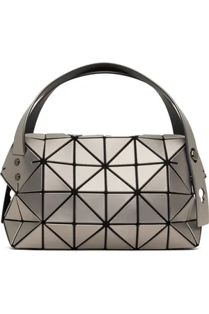 Issey Miyake Silver Boston Bag