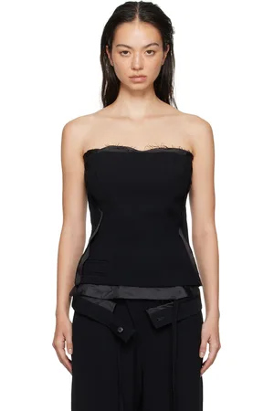 OTTOLINGER Black Suit Corsage Top